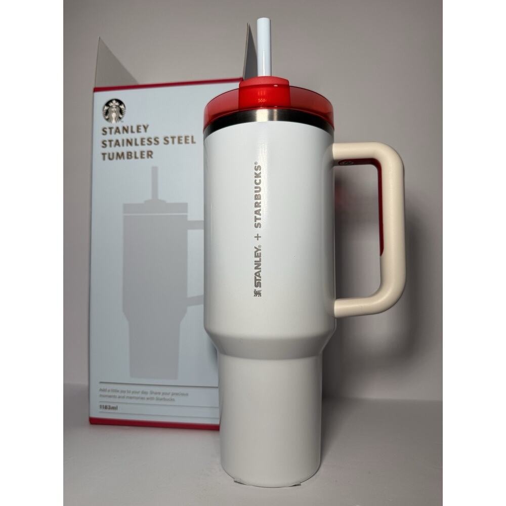 Stanley X Starbucks Korea 2025 SECRET DELIGHT Winter Frost 40oz Tumbler NWT NIB